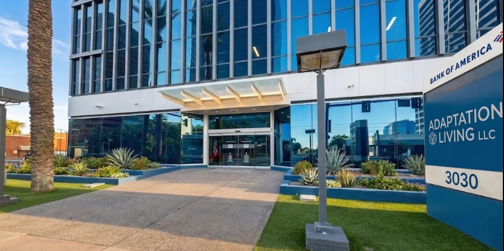 Adaptation Living LLC headquarters — Bank of America Tower, 3030 N Central Ave Suite 507, Phoenix AZ