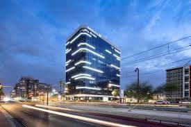 Adaptation Living LLC — Bank of America Building at night, Uptown Phoenix